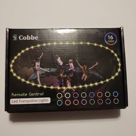 Cobbe 16 Color Remote Control Led Trampoline Lights New In Box - Picture 1 of 9